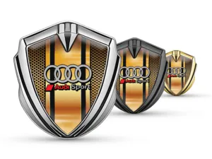 Audi Silicone Emblema Badge Personalizzabile Look Forza